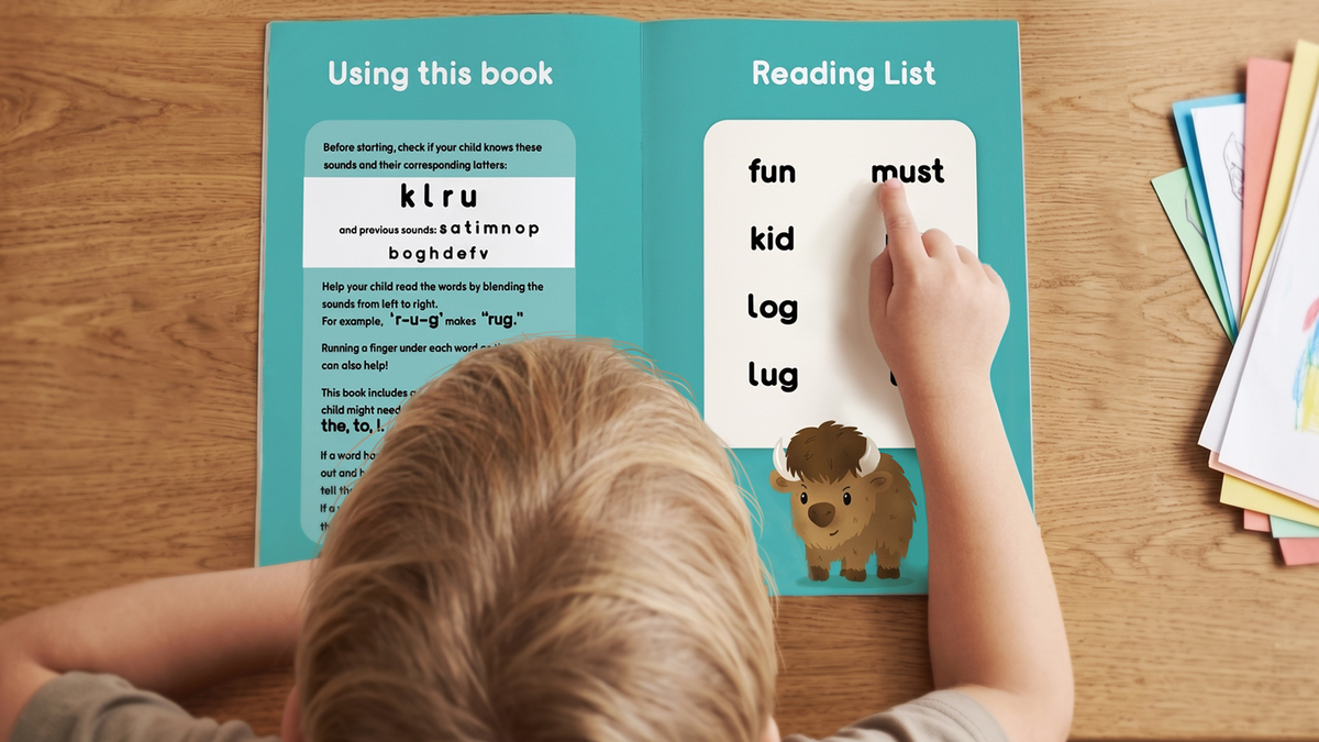 How to use the word list in a decodable book