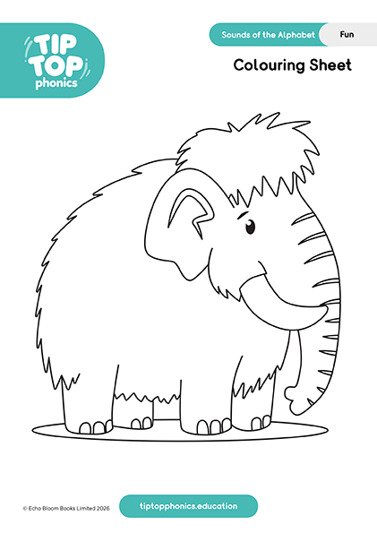 Worksheets for Sounds of the Alphabet:Character Colouring In